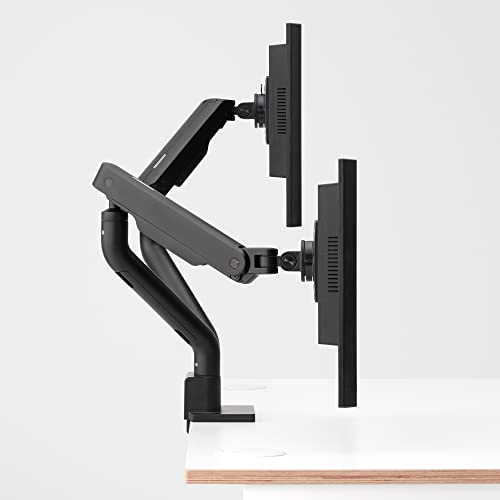 Image of Fully Jax Monitor Arm - fits up to 35 inch Computer Display (Dual, Silver)