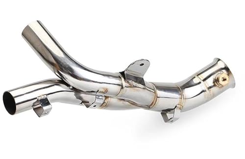 Tuyau d'échappement avant pour YZF R1 en acier inoxydable durable de 2009 à 2014