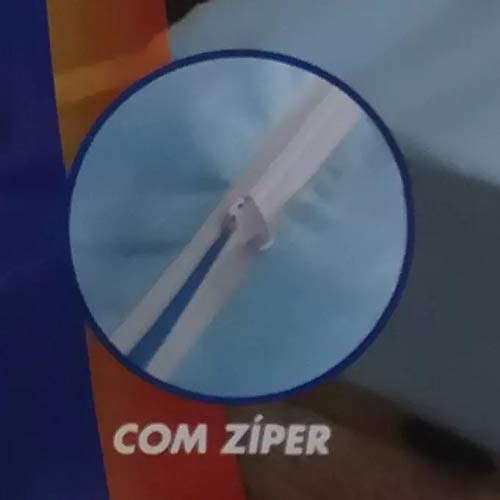 Capa Protetora Para Colchão De Solteiro Com Zíper 188x0 88cm COR BEGE