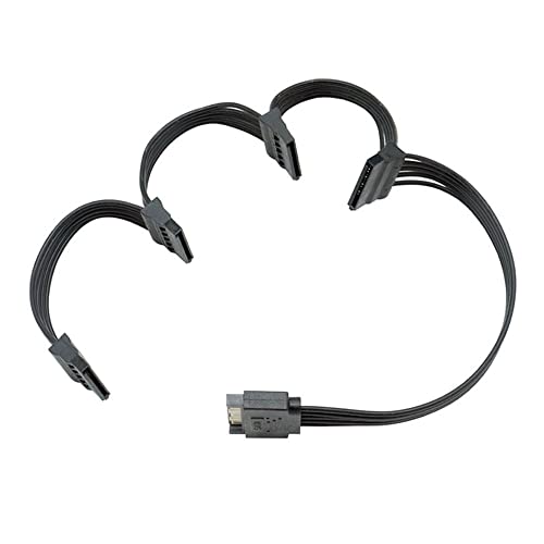 Câble d'alimentation SATA 15 broches vers 4 femelles multiprise répartiteur SSD