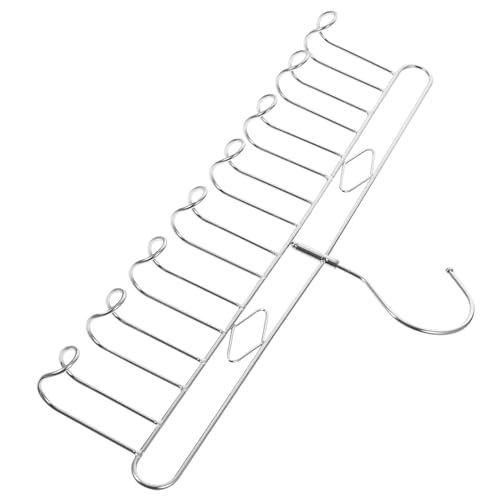 TIDTALEO Grucce Multi-Gancio per Armadio in Acciaio Inossidabile Pieghevoli e Girevoli Pantaloni Organizzatore per Vestiti e Cravatte per Uso