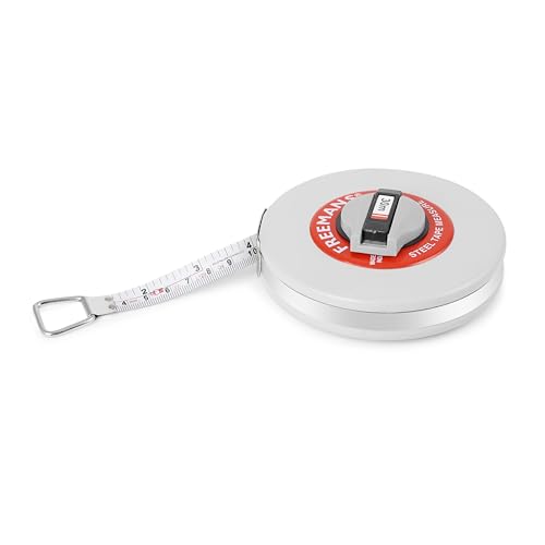 Cinta métrica FREEMANS 30 m x 13 mm acero plástico miniatura 5