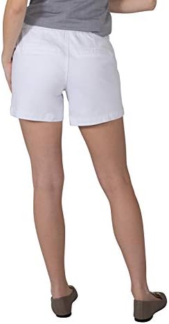 Jag Jeans Women's Gracie Pull on 5" Short 14 White/White