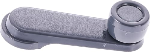 Image of Window Crank Handle, Left and Right, Front or Rear, Textured Gray, Pack of 2 for 1985-2004 Nissan Frontier Xterra Pickup Pathfinder D21 Sentra 240sx 720 8076001G21, 807600M000, 8076051S00