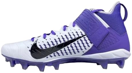 Image of Nike Men's Alpha Menace Pro 2 D Football Cleats - Black /White,7M US