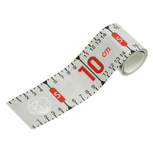 PATIKIL Adhesive Fish Ruler, 51 Inch Fish Measuring Tape Sticker Tape Waterproof for Fishing Boat Kayak Workbench, Beige
