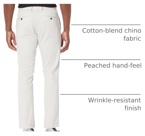 Image of Amazon Essentials Men's Slim-Fit Wrinkle-Resistant Flat-Front Chino Pant
