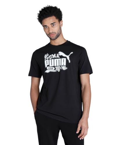 Image of Puma Men Polyester Regular Fit T-Shirt