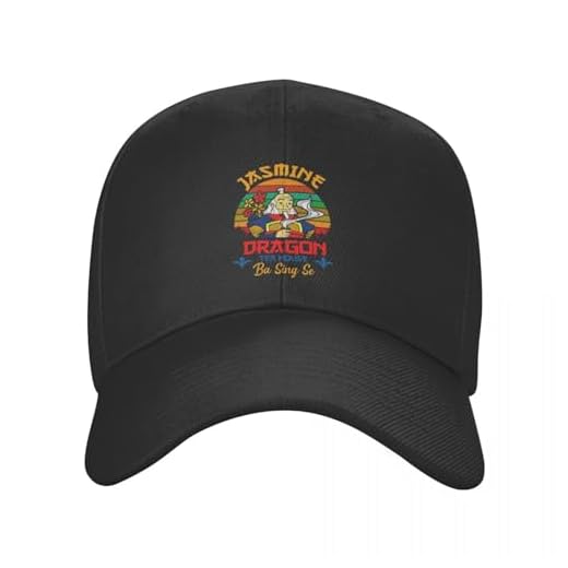 ENWIND Gorra de béisbol Jazmín-Dragón-Tea-House-Ba-Sing-Se Gorra de béisbol Gorra de Caballero Sombrero de Playa Gorra Femenina Hombre