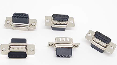 Connectors Pro Pack 50 DB9 Macho D-Sub Crimp miniatura 1