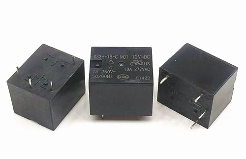 Relais 12VDC 833H-1B-C commutateur T73-1B-12V-10A pour circuit imprimé