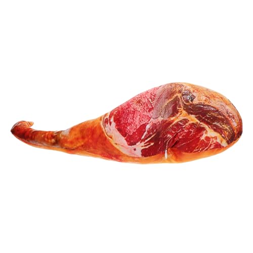 SUPVOX Cojín De Peluche Creativo Forma De Jamón De Almohada Decorativa para Sofá para Oficina y Sueño Peluche Suave y Resistente Deformaciones