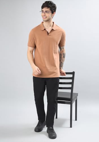 Image of Wear Your Opinion Solid Cotton Rich Polo T Shirt | Collar Tshirts | Half Sleeves | Plain-Regular Fit (Available in Plus Size)