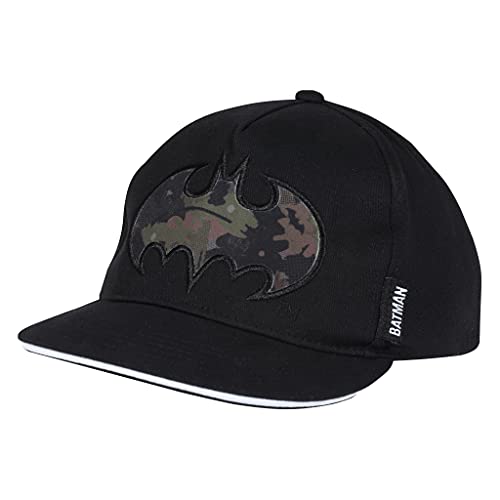 DC Comics Batman Casquette de Baseball pour garçon Motif Chauve-Souris Noir Taille Unique