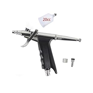 Verfspuit Pneumatisch spuitpistool Dual Action Hoge capaciteit Airbrush Trigger Pen Make-up Nagel Schoonheid Kapper Tatoo Autolak Taartdecoratie voor binnen- en buitenmuren, plafond, vennen