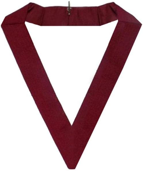 BRICKS MASONS Officers Order of Athelstan Officer Collar - Maroon