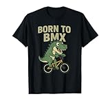 bmx dino 16 pouces noir Dinosauro feroce e divertente che accelera su una BMX gialla. Testo in grassetto e grafica pulita per future leggende acrobatiche