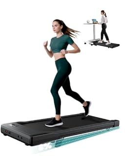 DeerRun Under Desk Walking Pad Treadmill for Home Office & Small Spaces