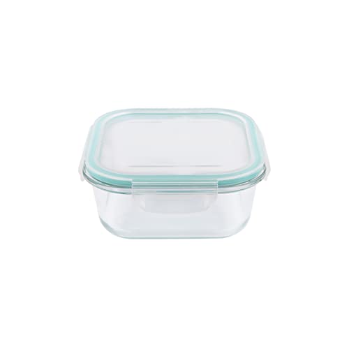 La Opala, Cook Serve Store, Borosilicate Storage Container, Clip N Store With Snap Lid Square 800 Ml, 1 Pc, Transparent For Rs. 253 @ 63 %