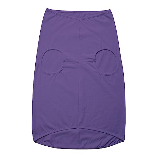 Image of Dog T-Shirt Cali Skater Printed Round Neck Sleeveless Tank /Tee Comfort, Breathable, Lightweight Dog Clothes /Apparel for Small /Medium and Big Dogs Breeds.(Purple /XXS)