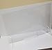Sibe-R-Plastics Supply Sneeze Guard Pick Your Size Freestanding Portable Clear Acrylic Plexiglass Shield Barrier for Business & Customer Safety, Slotted Transaction Window, Desk, Counter (36