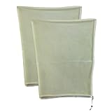 屋外植物用フロストクロス | 巾着2ピース可視サンシールド | 100.1 x 120.1 cm 屋外植物用フロストカバー - 野菜果物作物低木ブッシュツリーローズ芝生庭用