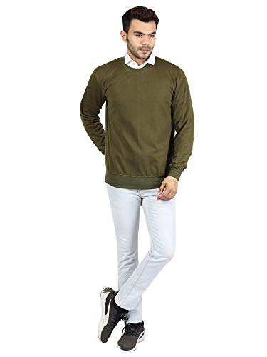 Image of River Hill Men's Fleece Round Neck Sweater