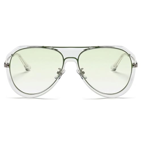 Oversized Pilot Oval Sunglasses Women Big Frame 2025 Luxury Vintage Double Beam Sun Glasses For Lady Outdoor Eyewear UV4002