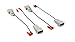 Xtenzi 2 Pair Speaker Harness Set Compatible with Ford, Mazda, Mercury & Lincoln