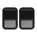 RV Window, 2 Pack Vertical RV Window, Teardrop Style Vertical Slide, 15" W x 22" H, Clip-on Mounting, for Trailer Cargo Camper
