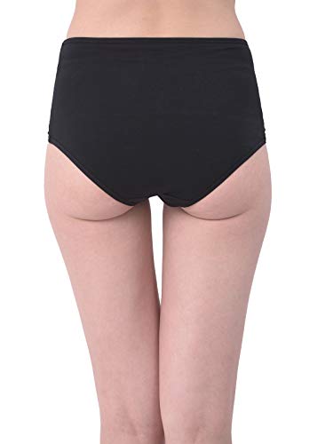 Image of Clovia Chuddy Buddies Cotton Printed Back Hipster Panties for Women Combo -Pack of 3- Multicolor