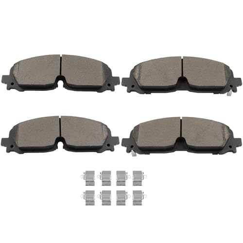 Image of SCITOO D2371-9600 Disc Brake Pads Sets Front Ceramic Brake Pads w /Hardware | For Acura 2024,For Buick 2020-2024,For Cadillac 2021-2025,For Chevrolet 2020-2025,For GMC 2021-2023,For Honda 2024-2025