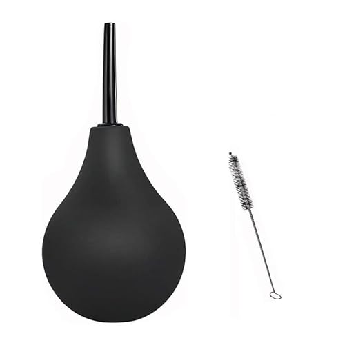 Enemator Set with Nozzle and Cleaning Brush Reusable Anal Douche for Men and Women