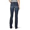Wrangler-Womens-Willow-Mid-Rise-Boot-Cut-Ultimate-Riding-Jean Wrangler Women's Willow Mid Rise Performance Waist Boot Cut Ultimate Riding Jean, Lovette, 9-34
