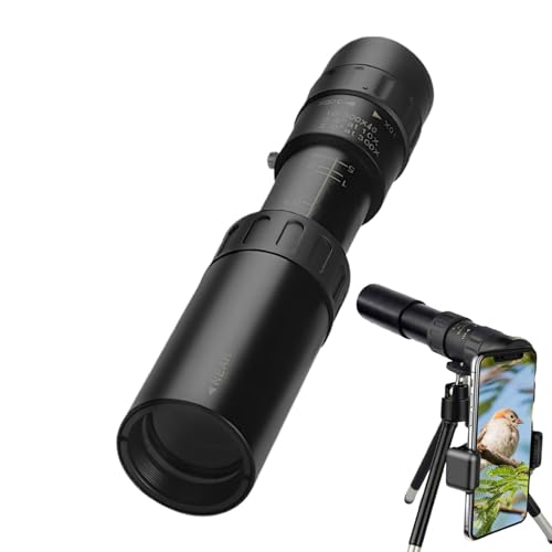 Opilroyn Monocular HD Monocular Telescopio Monocular Portátil, Monocular de Bolsillo 10-300X - Monocular con mayor visibilidad para la observación de aves, senderismo, conciertos, camping, viajes