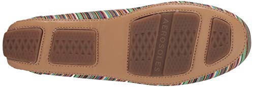 Aerosoles Women's Casual, Driving Loafer Flat, Multi Stripe, 5.5 #TOP3