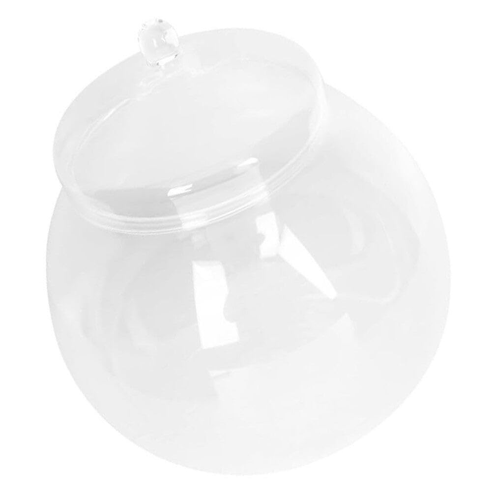 Yardwe Arco De Burbuja De Vidrio Transparente Pecera De Vidrio Florero De Globo Terrario Transparente Redondo Soporte para Plantas Hidropónicas Tarro De Dulces Botella De Deseos Pecera