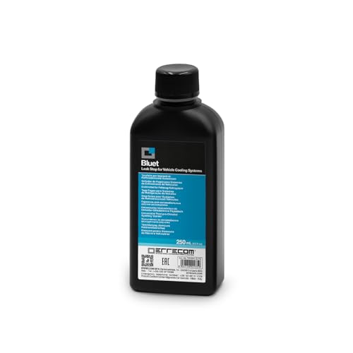 ERRECOM Bluet, Sellador de Fugas para solucionar Las pérdidas derl Radiador y de los Sistemas de enfriamiento de los automóviles y motociclos, farasco del 250 mL