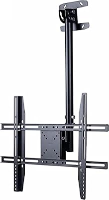 TV Bracket, Ceiling TV Mount, Telescopic Height Adjustment, Fits 23-65 Inch TVs, Can Mount On Ceilings/Wall, Max Loading Up to 66Lbs/30kg TV Mount TV Stand