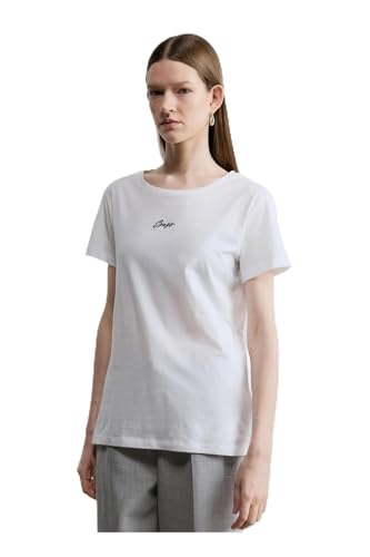 Boss T-Shirt pour Femme, Blanc 100, XL