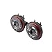 HELLA 3AM 922 000-971 Horn - S90 - 12V - 113dB(A) - Frequenzbereich: 350/415Hz - Gehäusefarbe: rot/schwarz - Flachsteckanschluss - Set