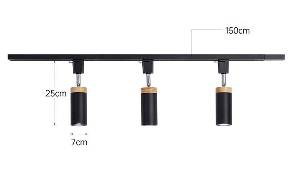 Kit d'éclairage à rail LED à 2 lumières, spot tubulaire moderne semi-encastré avec tête pivotante flexible pour mettre en valeur le meuble de comptoir de cuisine - Gris - 5 luc