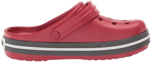 Image of Crocs Kids' Crocband Rainbow Band Clog, Pepper, 13 Little Kid