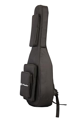 Image of GIG Master Heavy Padded Acoustic Guitar Bag for Yamaha F280, FS80C & F310 Made in India Guitars|with Dual Pocket & Carry Handle(Black)