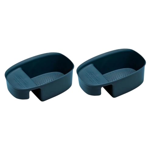 Gadpiparty 2St Abtropfkorb spülbecken spuelbecken küchenspüle küche spüle Geschirrkorb Stecker Entleeren Schüssel Müll Vorrichtungen Abflusskorb für Küchenabfälle Küchenabflusskorb Plastik