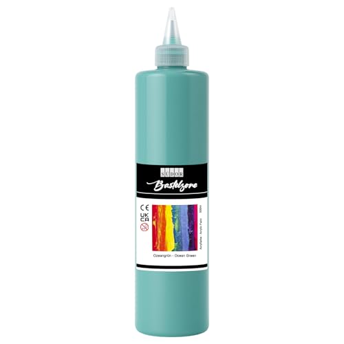 SÜDOR Peinture Acrylique 500 ML Convient pour l'acrylique Peinture Artistique hautement pigmentée à Peindre sur Bois, Toile, Pierre, Papier, Tissu, métal. Imperméable. Ve