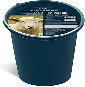PANTO Mineralleckeimer L92 20 kg – Leckstein für Schafe...