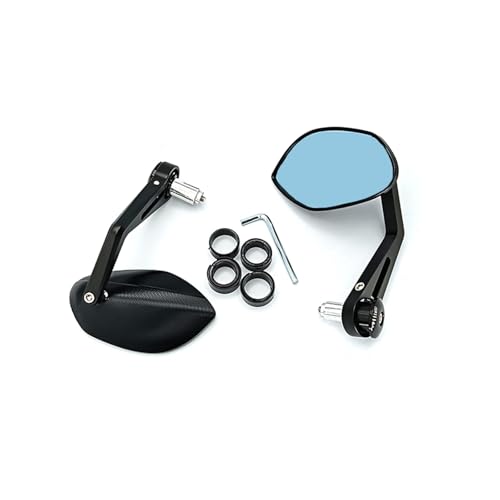 Miroirs moto en aluminium de haute précision pour guidon 22 mm rétro