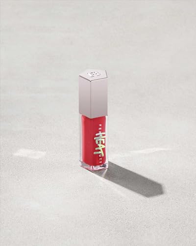 FENTY BEAUTY Gloss Bomb Heat Lip Luminizer and Plumper, Rihanna Hot Cherry., 0.3 Fl Oz (Pack of 1)