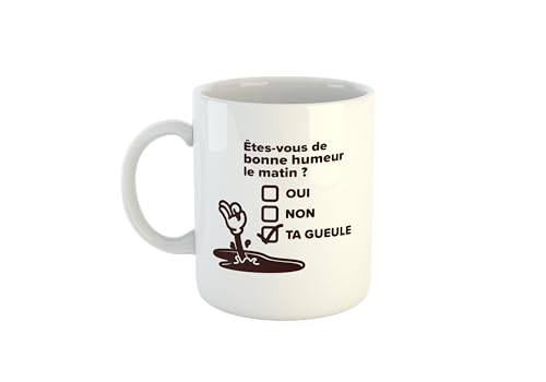 Kiribou Mug Êtes-vous de Bonne Humeur le Matin ? – Cadeau Amusant Collègue